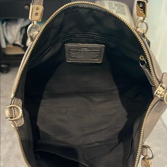 Coach Kelsey Bag in Metallic Gold - Picture 9 of 9